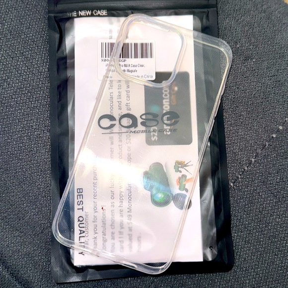 iPhone 15 Pro Max clear jelly case - Picture 1 of 3